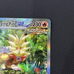 Pokemon TCG Gouging Fire EX 204/162 Special Illustration Full Art Card - Image 3