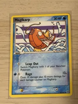 Magikarp 64/107 EX Deoxys Non-Holo Common Pokemon Card NM* - Image 3