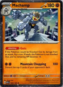 Machamp (Cosmos Holo) 068/165 Holo Miscellaneous Cards & Products Pokemon NM - Image 2