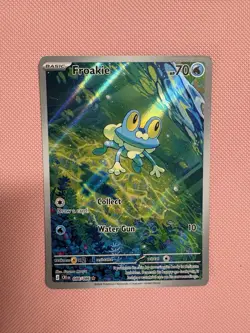 Pokemon Froakie 088/086 CR Rare Holo Basic 70 HP Water Pokemon TCG Card - Image 1