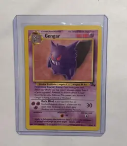 Pokemon Card Gengar 5/62 Fossil Non-Holo Rare - Image 1