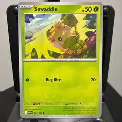 Sewaddle - 001/086 - Pokemon White Flare 2025 - Common Card NM - Image 1