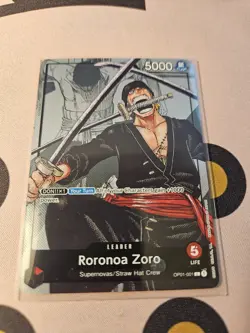 Roronoa Zoro - OP01-001 (Alternate Art) OP01-001 One Piece Promotion Cards Foil - Image 1