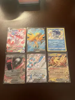 Pokemon TCG 6 Card Lot - Full Art Zapdos Ex + Gardevoir Ex, Shiny Suicune + More - Image 1
