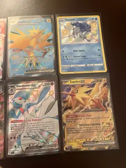 Pokemon TCG 6 Card Lot - Full Art Zapdos Ex + Gardevoir Ex, Shiny Suicune + More - Image 3