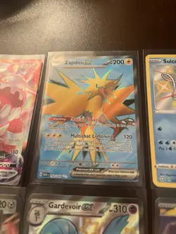 Pokemon TCG 6 Card Lot - Full Art Zapdos Ex + Gardevoir Ex, Shiny Suicune + More - Image 5