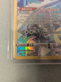 Magnezone GG18/GG70 SWSH: Crown Zenith: Galarian Gallery Holo Pokemon Card - Image 5