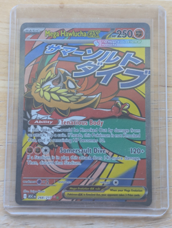2026 Mega Hawlucha ex 268 Mega Attack Rare MAR Ascended Heroes Pokemon TCG Card - Image 1