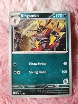 Pokemon Kingambit SVP113 Darkrai Deck Battle Academy 2024 Regular Promo Card - Image 1