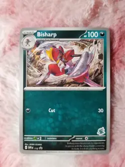 Pokemon Bisharp SVP 112 Battle Academy 2024 Stamp Black Star Promo TCG Card - Image 1