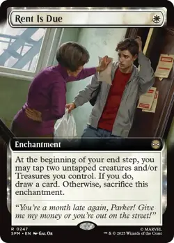 Rent Is Due (Extended Art) Marvel's Spider-Man NM Magic: The Gathering Normal - Image 1
