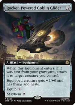 Rocket-Powered Goblin Glider (Extended Art) Marvel's Spider-Man NM Foil - Image 1