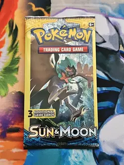Pokemon Sun and Moon Base Set 3 Card Mini Booster Pack Complete Art Set Lot of 5 - Image 3
