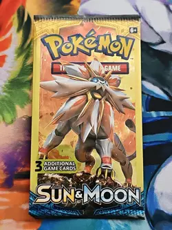 Pokemon Sun and Moon Base Set 3 Card Mini Booster Pack Complete Art Set Lot of 5 - Image 5