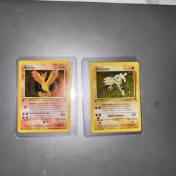 Pokemon TCG Italian Holo Lot 1st Edition Hitmonlee 7/62 & Moltres 12/62 - Image 1