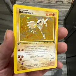 Pokemon TCG Italian Holo Lot 1st Edition Hitmonlee 7/62 & Moltres 12/62 - Image 4