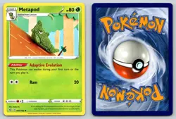METAPOD 002/192 UC REBEL CLASH POKEMON LP ITO - Image 3