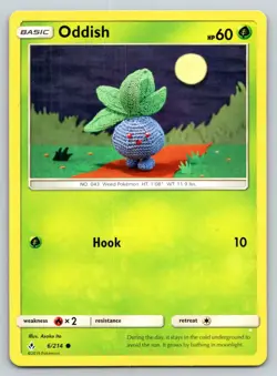 ODDISH 6/214 C UNBROKEN BONDS POKEMON MP ITO - Image 1