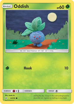 ODDISH 6/214 C UNBROKEN BONDS POKEMON MP ITO - Image 4