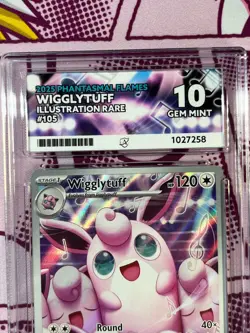Pokemon TCG - Wigglytuff 105/094 - Phantasmal Flames - Graded - ACE 10 #2 - Image 2
