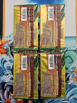 Pokemon XY Roaring Skies 3 Card Mini Booster Packs Complete Art Set Lot of 4 - Image 2