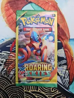 Pokemon XY Roaring Skies 3 Card Mini Booster Packs Complete Art Set Lot of 4 - Image 3