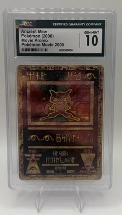 Pokemon CGC 10 Gem Mint 2000 Movie Promo Ancient Mew - Image 1