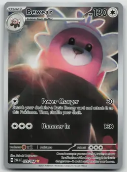 Bewear 079/064 Shrouded Fable Pokemon Illustration Rare NM - Image 1