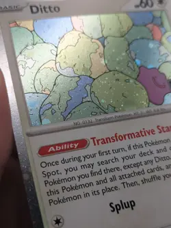 Pokemon 151 Master Set Ditto Cosmos Holo Prize Pack Play Stamp 132/165 NM - Image 4