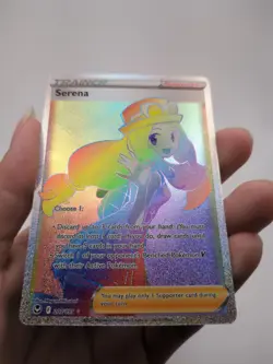 Pokemon Serena 207/195 Silver Tempest Secret Rare Full Art Holo Trainer English - Image 2