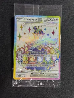 Terapagos EX SVP165 Black Star Promo Pokemon TCG Scarlet & Violet NM Sealed - Image 1