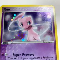 Mew 111/110 HOLO EX Holon Phantoms 2006 Pokemon Card - HP - Image 2