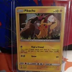 Pokemon TCG Pikachu SM234 Sun & Moon Promo Black Star Holo LP 2019 - Image 1