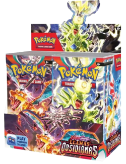 Pokemon TCG Obsidian Flames Booster Box Spanish Latam, 36 Booster Packs - Image 1