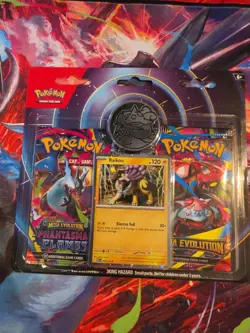 (LOT OF 6) Pokemon TCG Mega Evolution & Phantasmal Flames Raikou 2-Pack Blister - Image 2