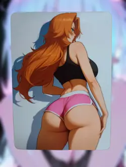Rangiku Matsumoto Bleach Anime Waifu Sexy Goddess Doujin Hentai Lewd Card - Image 1