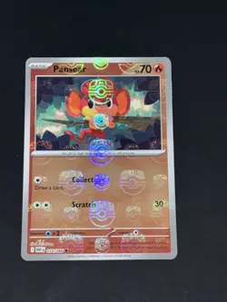Pansear 014/086 NM – Master Ball Holo – 2025 Pokemon TCG S&V White Flare - Image 1