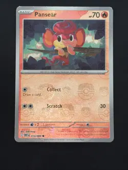 Pansear 014/086 NM – Master Ball Holo – 2025 Pokemon TCG S&V White Flare - Image 2