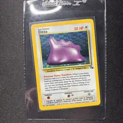 Ditto 3/62 Holo Rare - 1999 Pokemon WOTC Fossil - Unlimited Holo Rare - Image 1