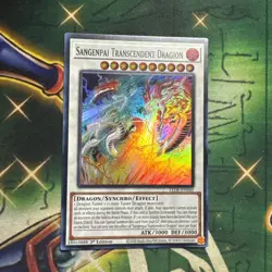 Yugioh! Sangenpai Transcendent Dragion LEDE-EN040 Super Rare 1st Edition NM - Image 1