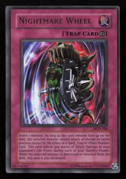 Nightmare Wheel PGD-106 Ultra Rare Pharaonic Guardian Yu-Gi-Oh HP - Image 1