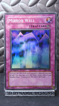 | Yugioh Mirror Wall PSV-016 1st Edition Super Rare Pharaohs Servant DMG 🔥 | - Image 1