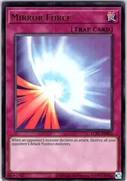 Yugioh Mirror Force LCKC-EN053 Ultra Rare Unlimited NM - Image 1