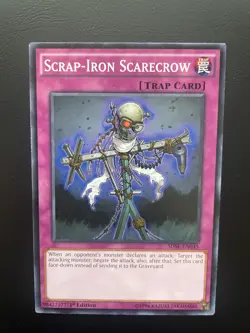 Yugioh Scrap-Iron Scarecrow SDSE-EN035 1st Edition Common MP - Image 1