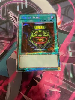 YUGIOH - POT OF GREED - MP25 - STARLIGHT RARE - NM - 1ST ED - Image 1