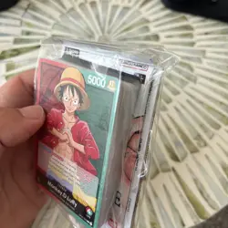 Monkey D. Luffy OP01-003 PRE ERRATA One Piece Demo Deck + Promo Pack - SEALED - Image 3