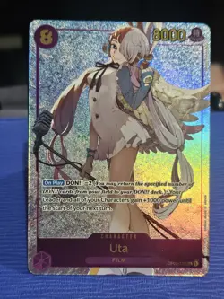 Uta (Alternate Art) OP02-120 - One Piece TCG Paramount War SEC NM/M - Image 1