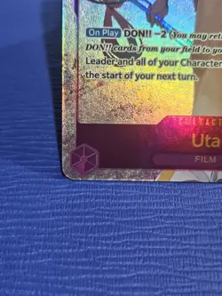 Uta (Alternate Art) OP02-120 - One Piece TCG Paramount War SEC NM/M - Image 4