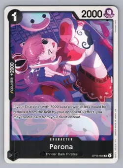 PERONA OP15-090 UC ADVENTURE ON KAMI'S ISLAND ONE PIECE NM EB04 2026 . - Image 1