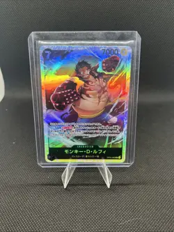 2025 ONE PIECE JAPANESE OP04-090 KINGDOMS MONKEY D LUFFY - Image 1